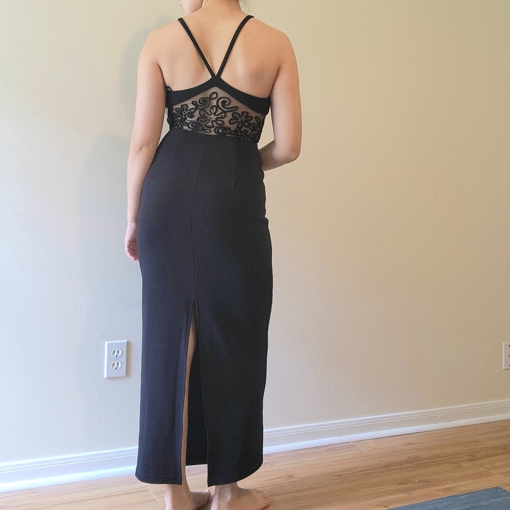 Bari jay vintage maxi formal dress